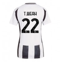 Fotballdrakt Dame Juventus Timothy Weah #22 Hjemmedrakt 2024-25 Kortermet